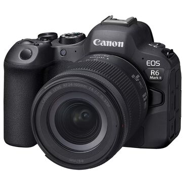 Canon EOS R6 Mark II Body Mirrorless Digital Camera with RF24-105mm F4-7.1 IS STM Lens in Black, , large