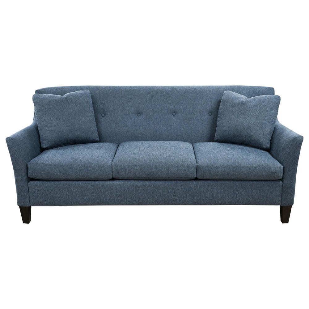 Fulton Home Kendrick Stationary Sofa in Denim and Espresso, , large