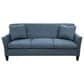 Fulton Home Kendrick Stationary Sofa in Denim and Espresso, , large