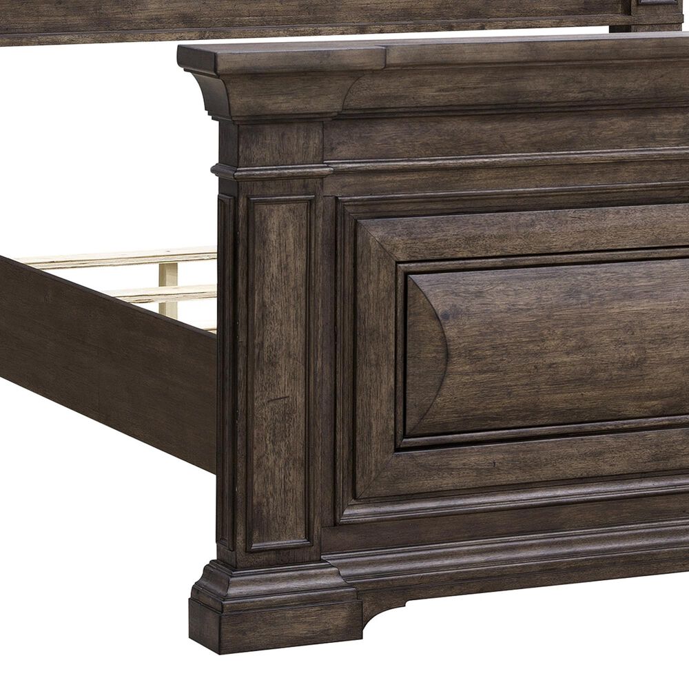 Chapel Hill Woodbury King Panel Bed in Brown, , large