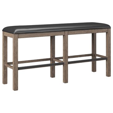 Golden Wave Furniture Benton 60" Counter Bench in Brown, , large