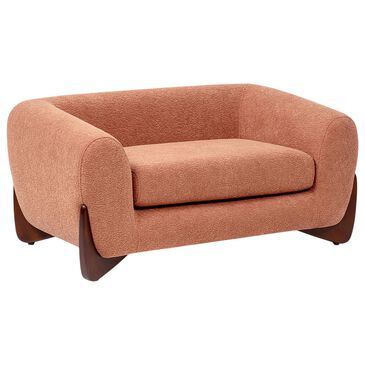 Jennifer Taylor Home Louie Alpine 36.5" Medium Sherpa Dog Sofa Bed in Spice Orange, , large