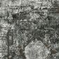 Oriental Weavers Gemini Faded Medallion 2"3" x 7"6" Charcoal Runner, , large