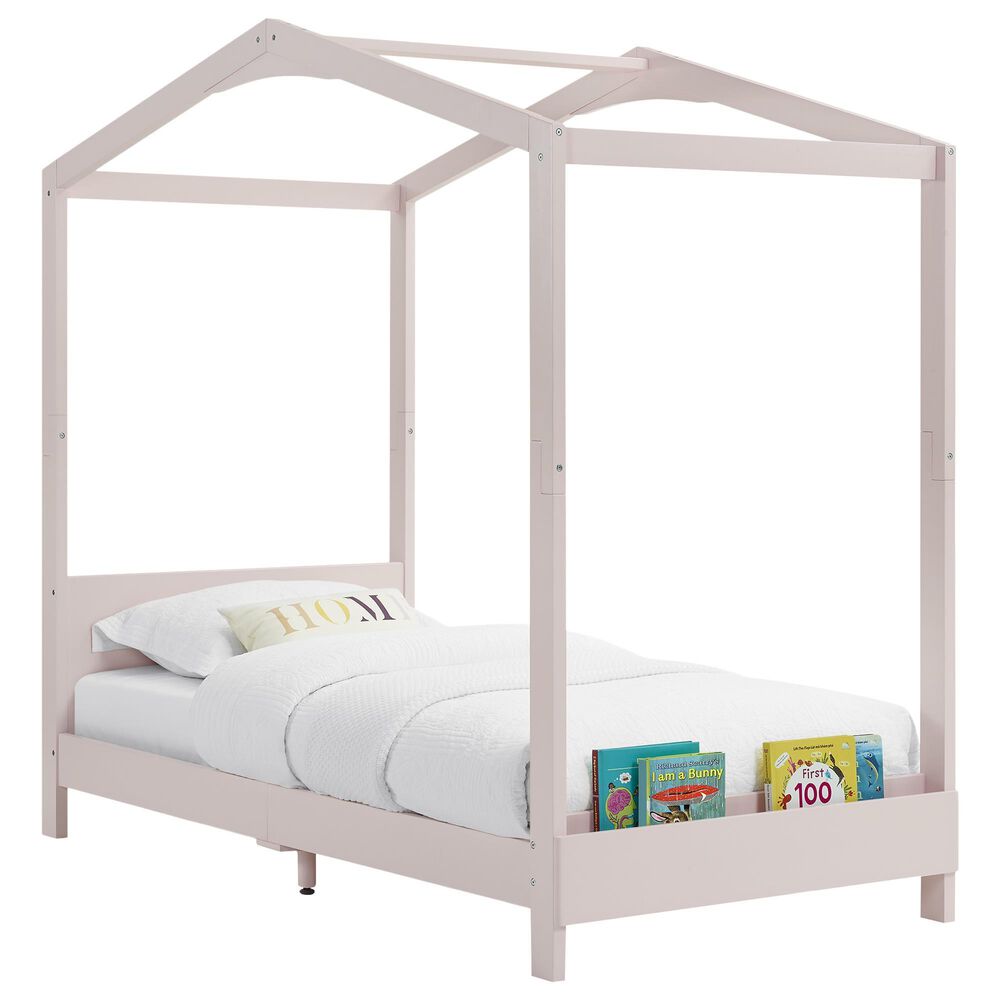 Delta Poppy Twin House Bed in Blush Pink, , large