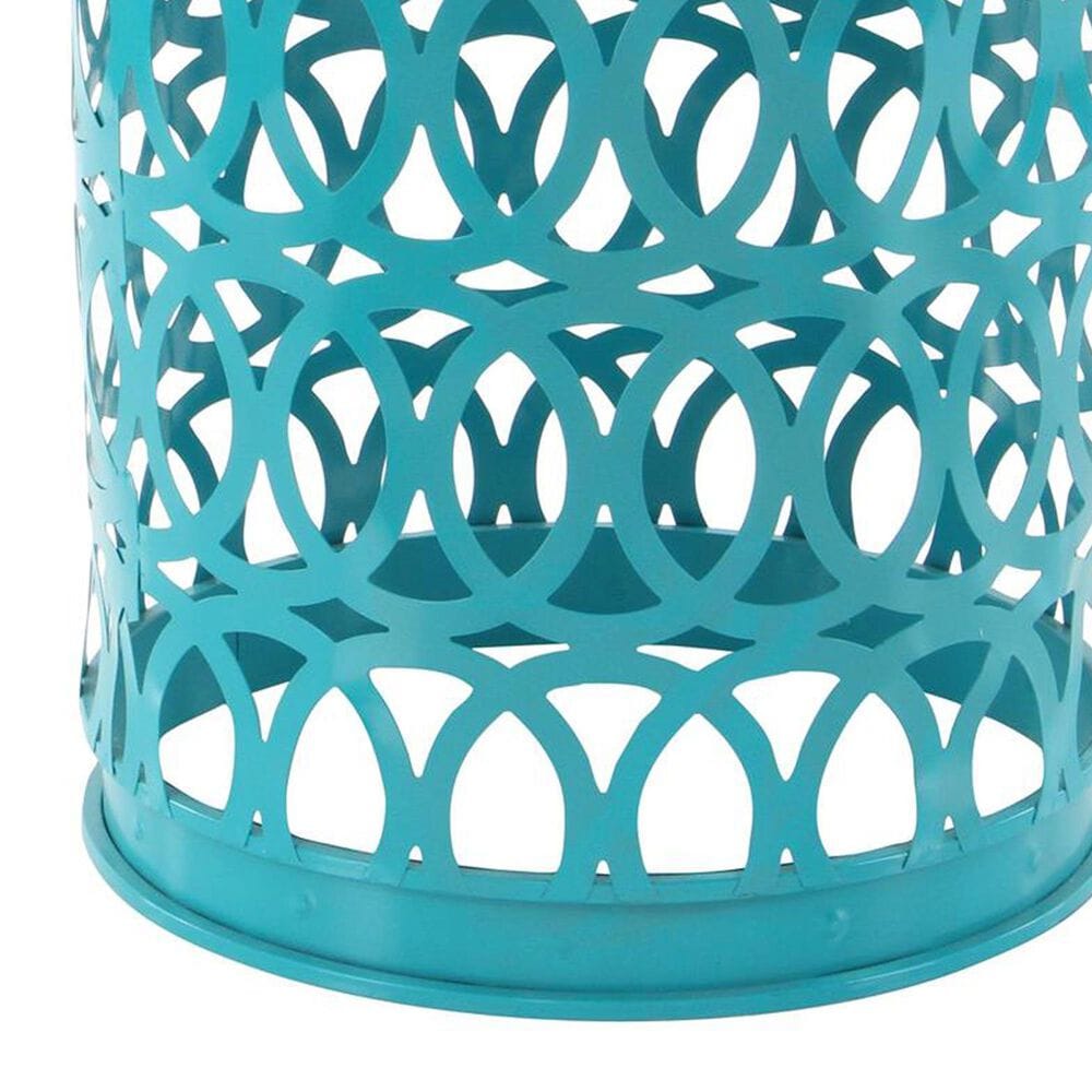 Maple and Jade 3-Piece Nesting Geometric End Table Set in Bright Blue, Green and Orange, , large