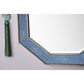 James Martin Tangent Mirror in Silver and Delft Blue, , large