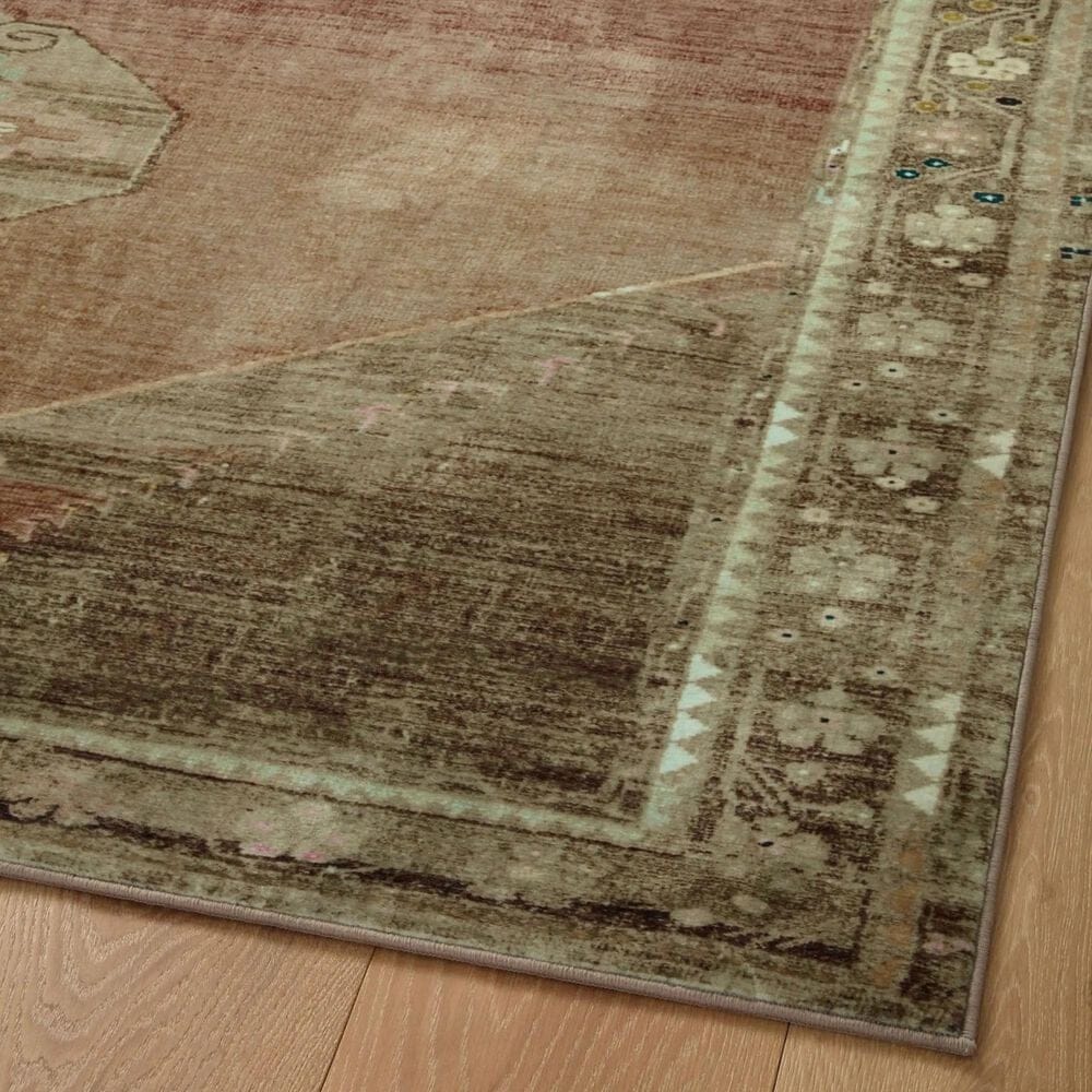 Loloi Sinclair 5&#39; x 7&#39; Clay and Tobacco Area Rug, , large