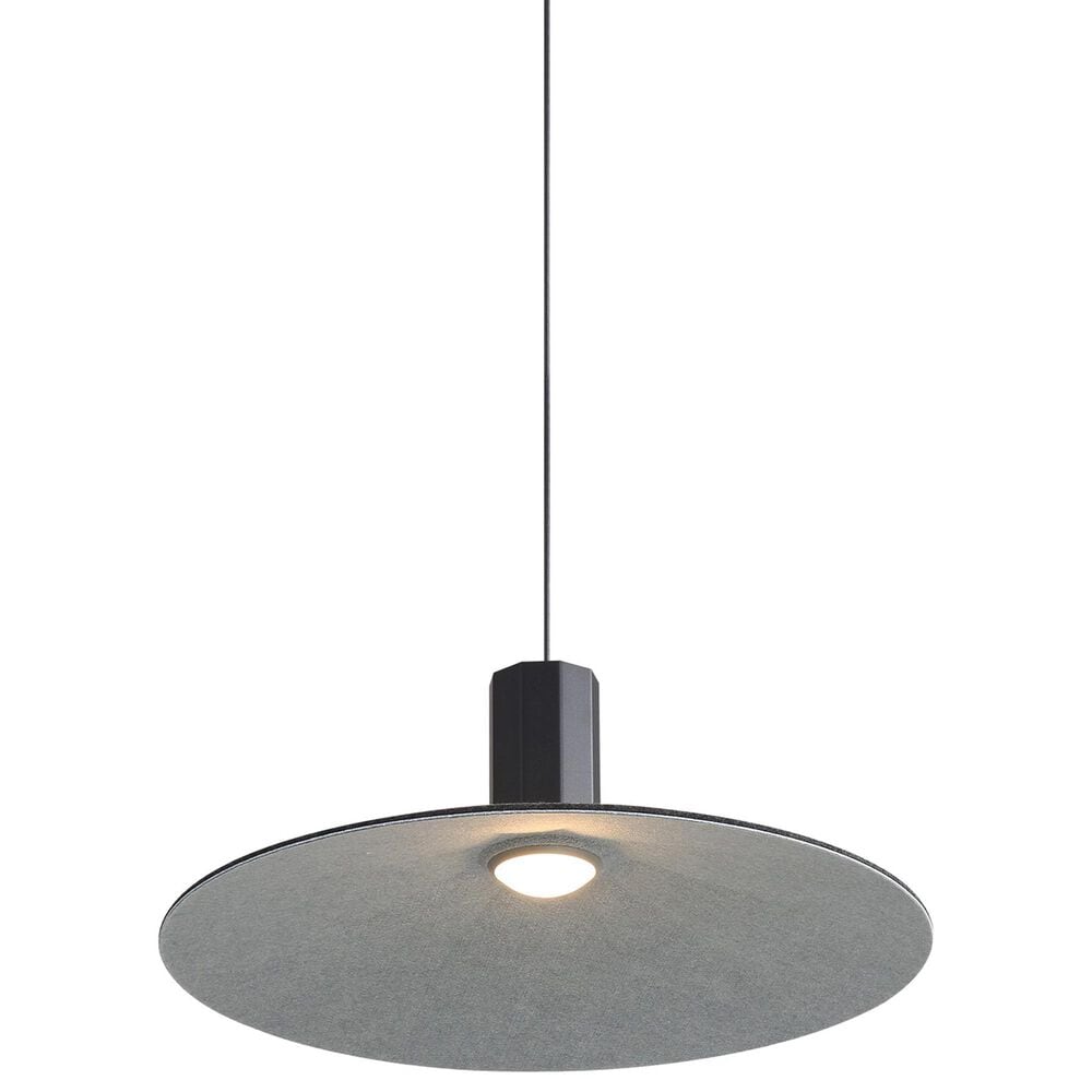 Golden Lighting Faroe 20" 1-Light LED Pendant in Flecked Black and Grey, , large
