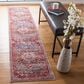 Safavieh Serapi SEP550 2" x 9" Light Blue and Red Runner, , large