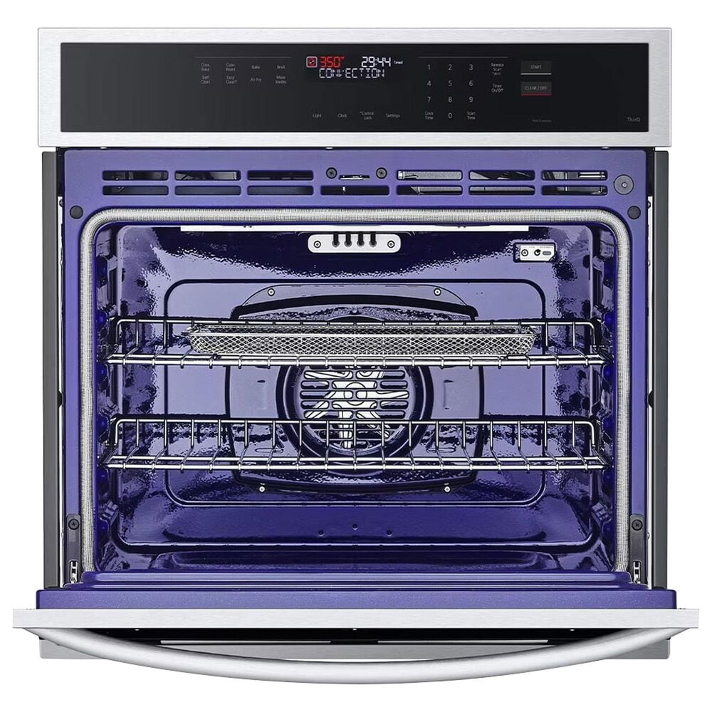 LG 4.7 cu. ft. Smart Single Wall Oven with Fan Convection, Air Fry, PrintProof Stainless Steel, , large