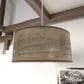 Hunter Solhaven 3-Light Mini Pendant with Warm Grey Oak Shade in Brushed Nickel, , large