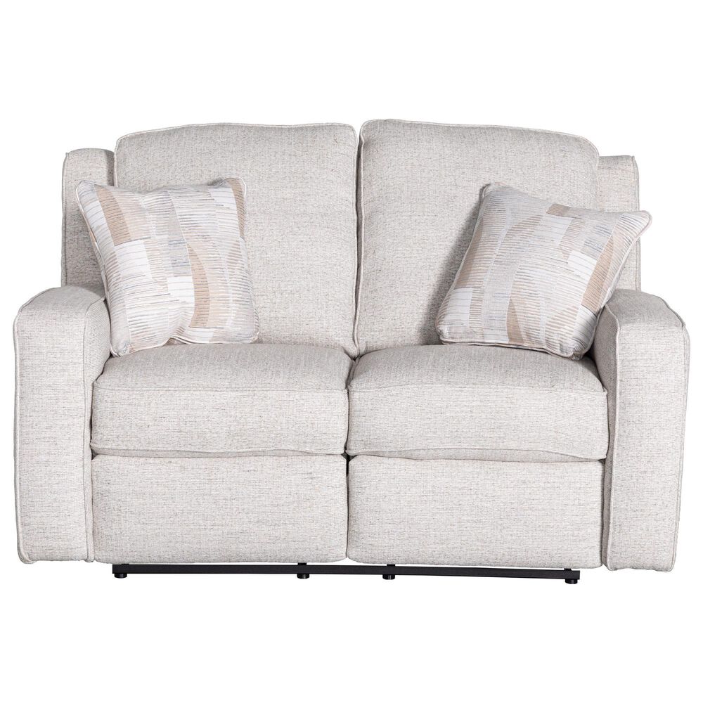 Southern Motion City Limits Manual Loveseat in Mavis Sugar, , large