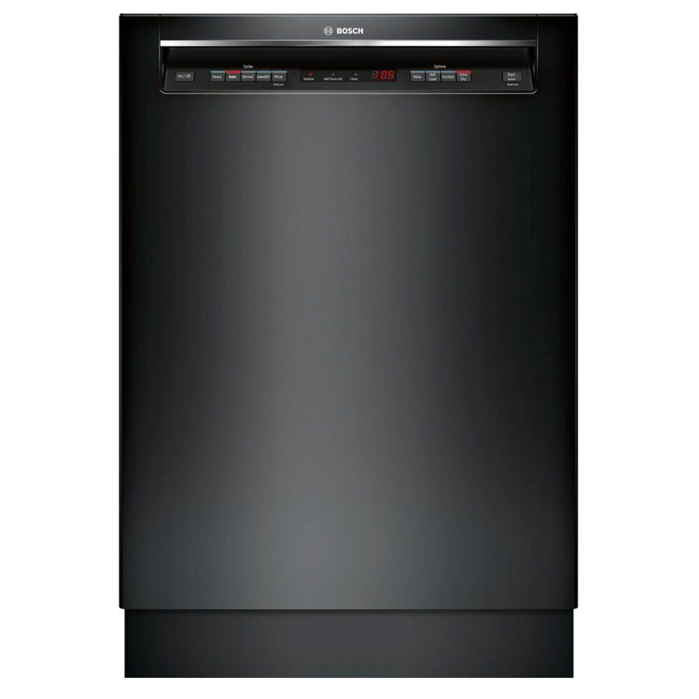 Bosch 24" Recessed Handle Built-In Dishwasher 300 Series in Black, , large
