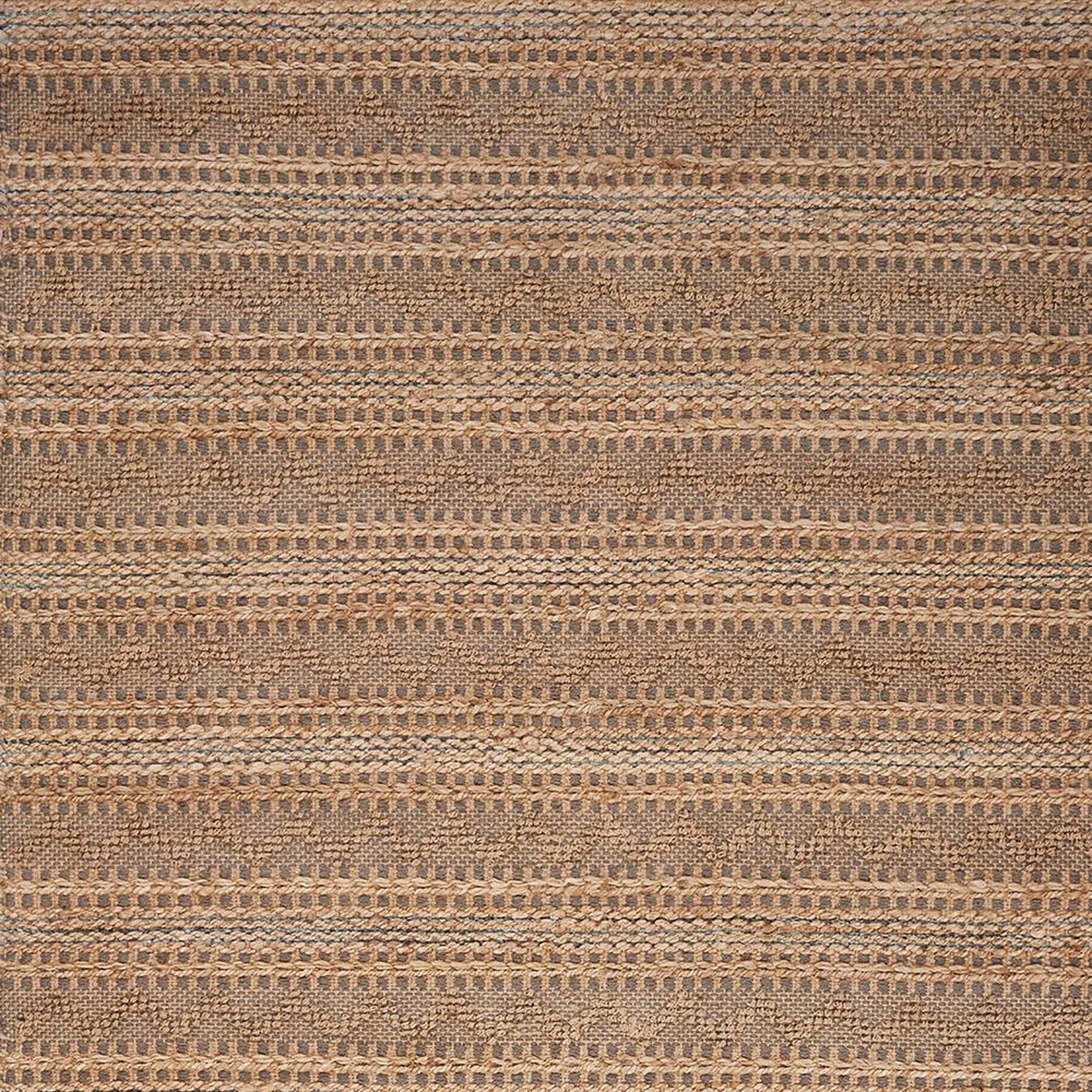 L&amp;R Resources Natural Fiber Striped 5&#39; x 7&#39;9&quot; Gray and Natural Area Rug, , large