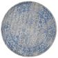 Safavieh Adirondack ADR109A-4R 4" x 4"  Grey/Blue Round Rug, , large