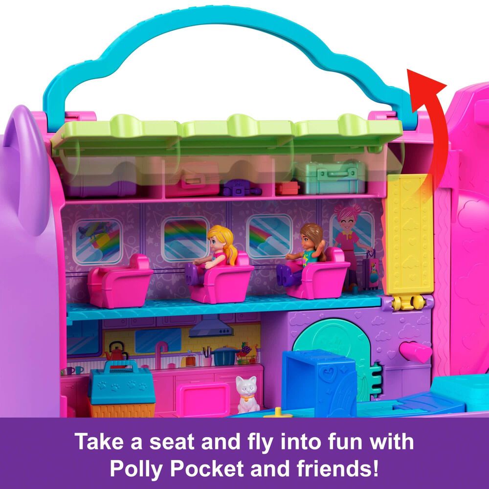 Polly Pocket Kitty Airways Set in Multicolor, , large