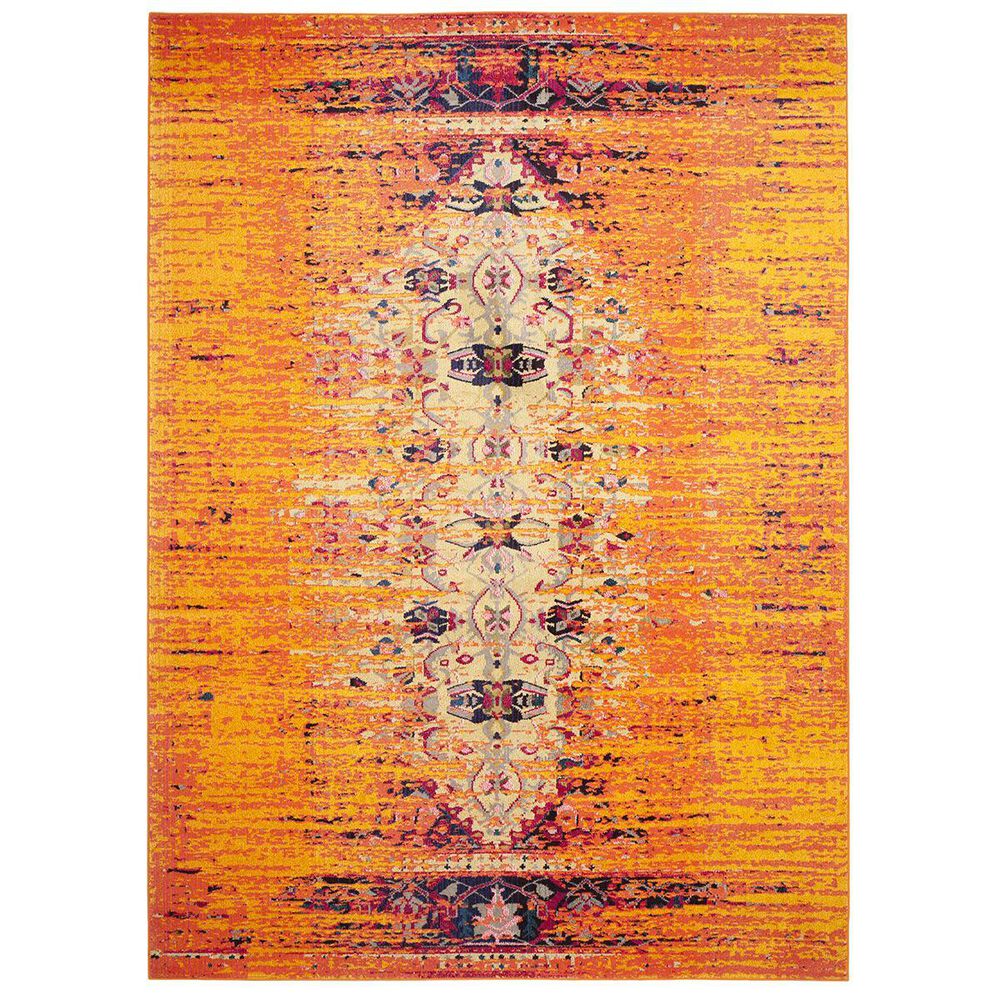 Safavieh Monaco MNC209H-10 10" x 14" Orange/Multi Area Rug, , large