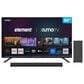 Element 50" 4K UHD HDR Xumo - Smart TV with 2.1 Channel Soundbar System in Black, , large