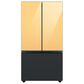 Samsung Bespoke 3-Door French Door Refrigerator Top Panel in Sunrise Yellow Glass, , large