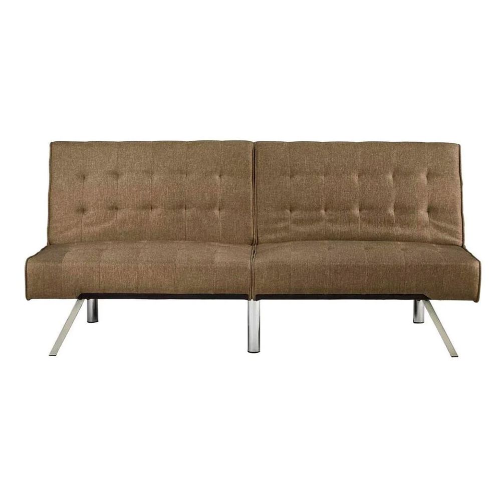 Signature Design by Ashley Silvey Stationary Flip Flop Armless Sofa in Brown, , large