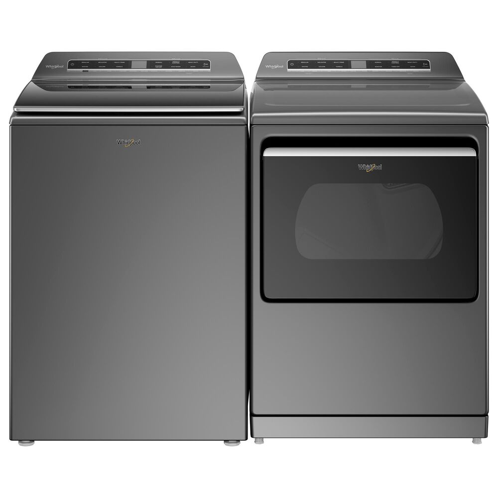Whirlpool 5.3 Cu. Ft. Washer and 7.4 Cu. Ft. Electric Dryer Laundry Pair, , large