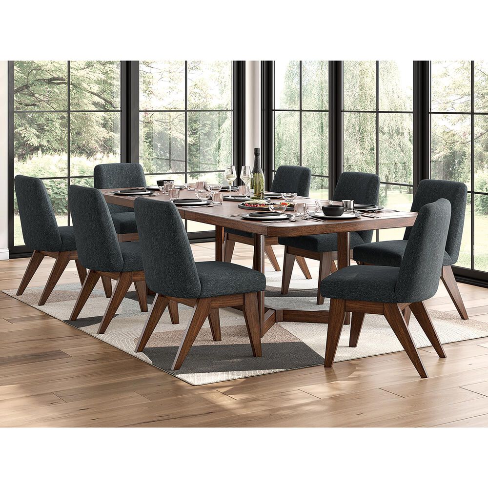 Ashley Dilenno Upholstered Dining Side Chair in Dark Brown, , large