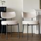 Hearth and Haven Side Chair with White Cushion in Black (Set of 2), , large