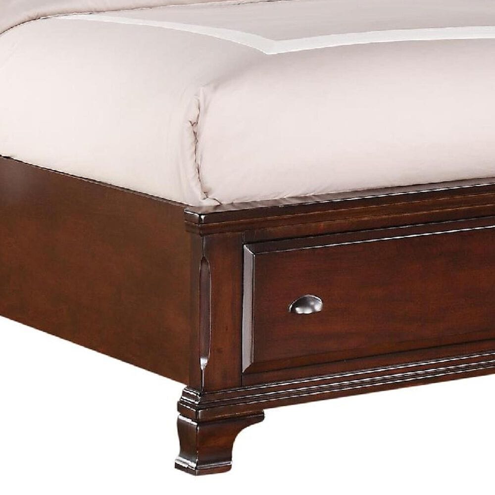 Mayberry Hill Canton King Storage Bed in Cherry, , large