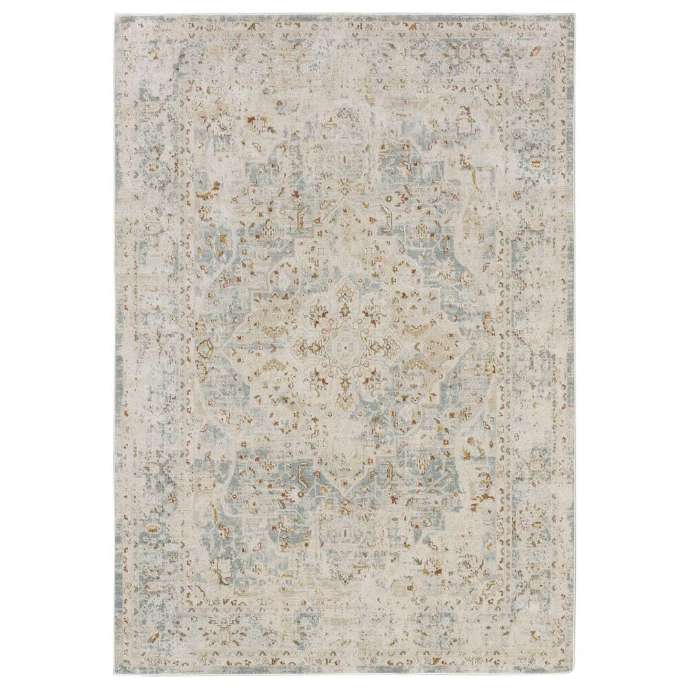 Karastan Windemere R1261 6"6" x 9"10" Blue Area Rug, , large