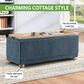 Valor Living Sahara Storage Bench in Blue, , large