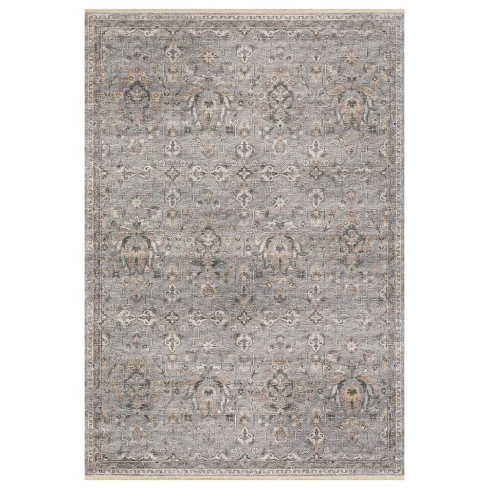 Dalyn Rug Company Marbella 6" x 9" Silver Area Rug, , large