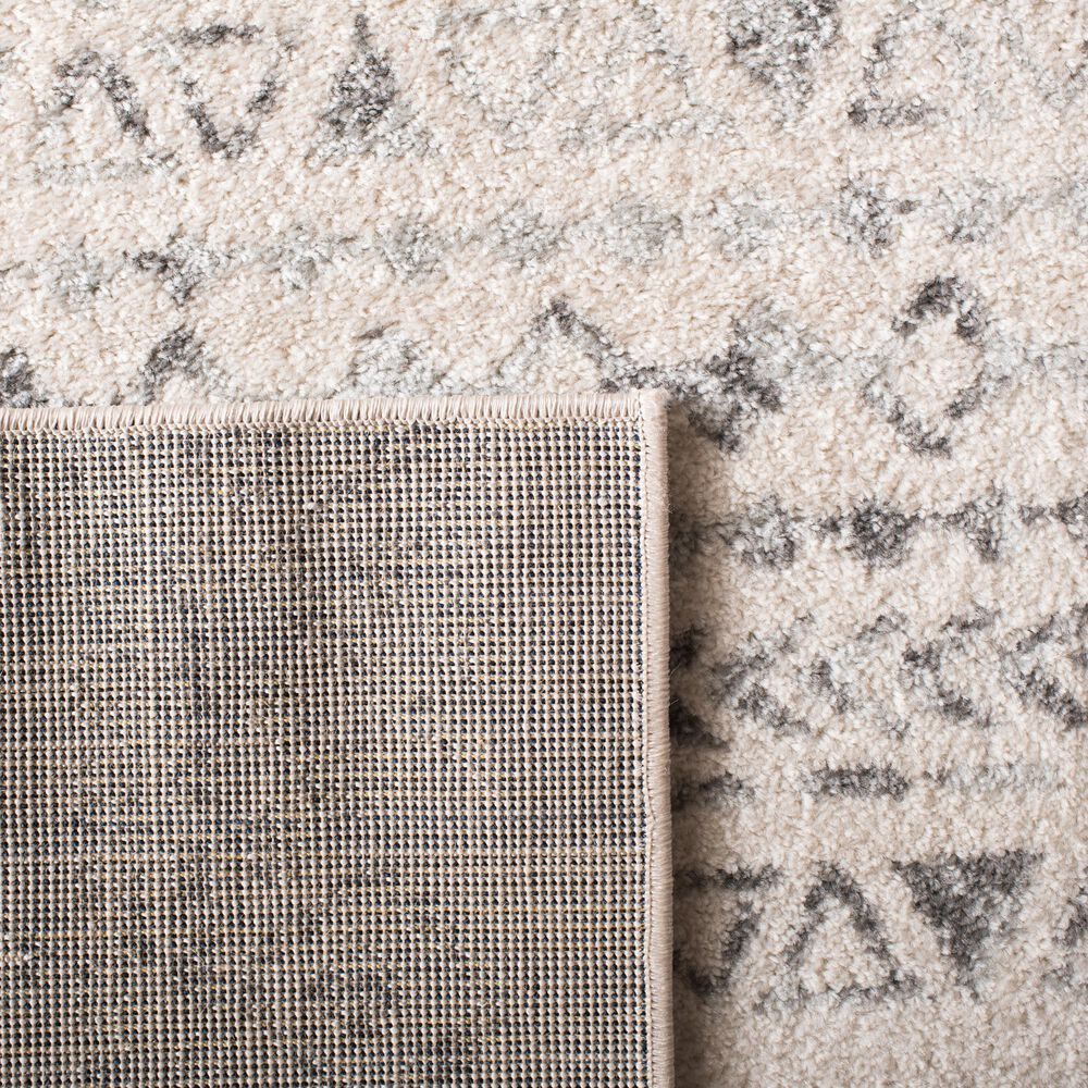 Safavieh Tulum Traditional  2&#39; x 11&#39; Ivory and Grey Runner, , large