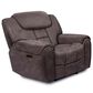 Oxford Furniture 3-Piece Power Reclining Living Room Set in Cowboy Dark Brown, , large