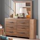 Ashley Broachmyn 6 Drawer Dresser and Mirror in Auburn, , large