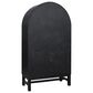 Ashley Greddinton Display Cabinet in Black and Medium Brown, , large