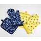 Mukitchen Designer Oven Mitt in Periwinkle Floral, , large