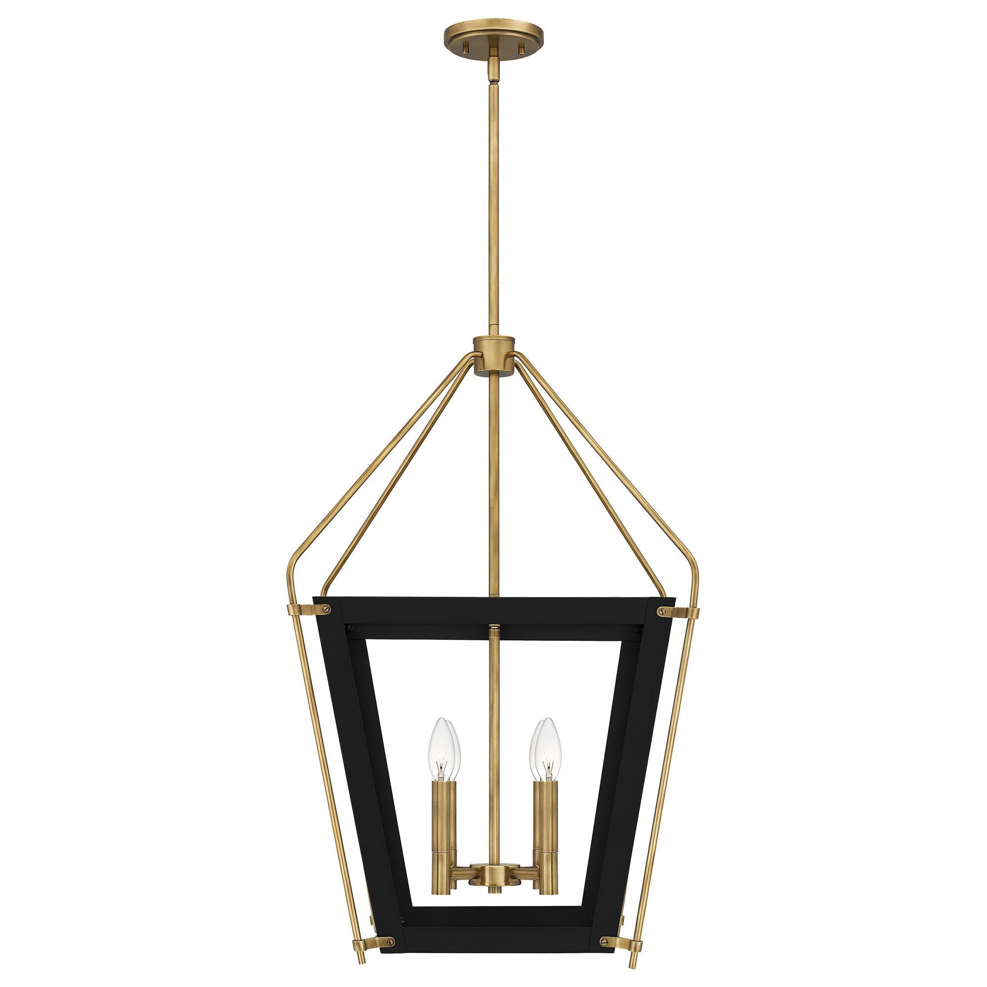 Quoizel Abbeville 4-Light Pendant Ceiling Light in Earth