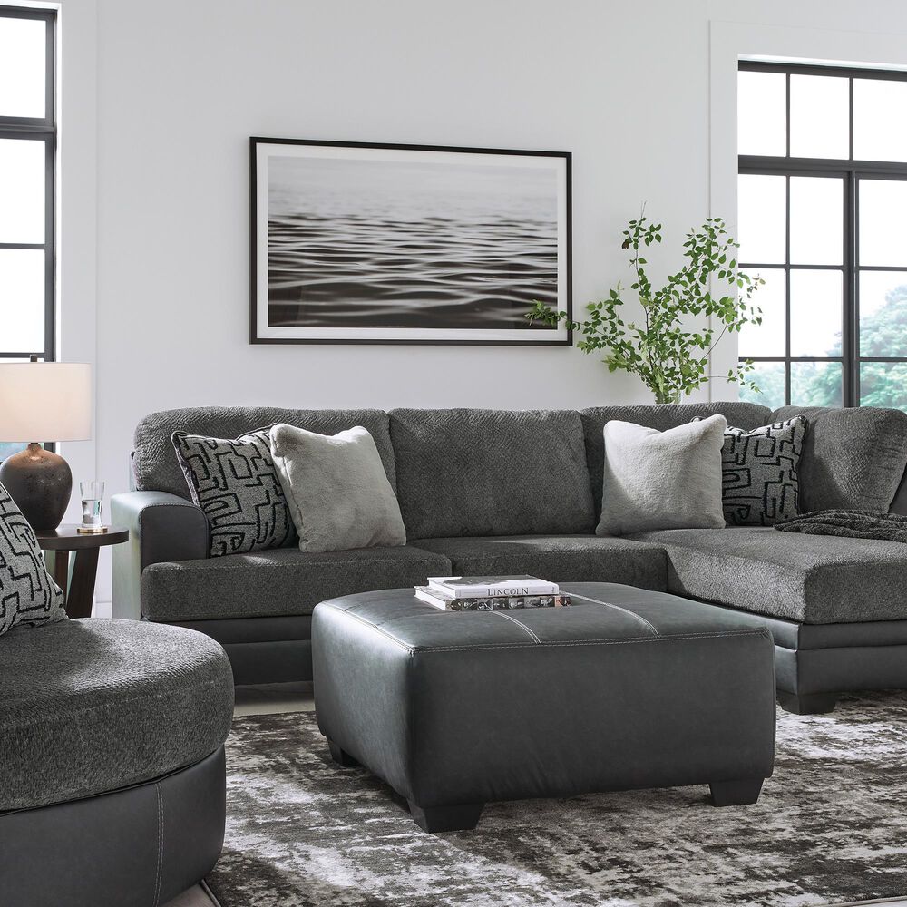 Ashley oversized accent ottoman, , large