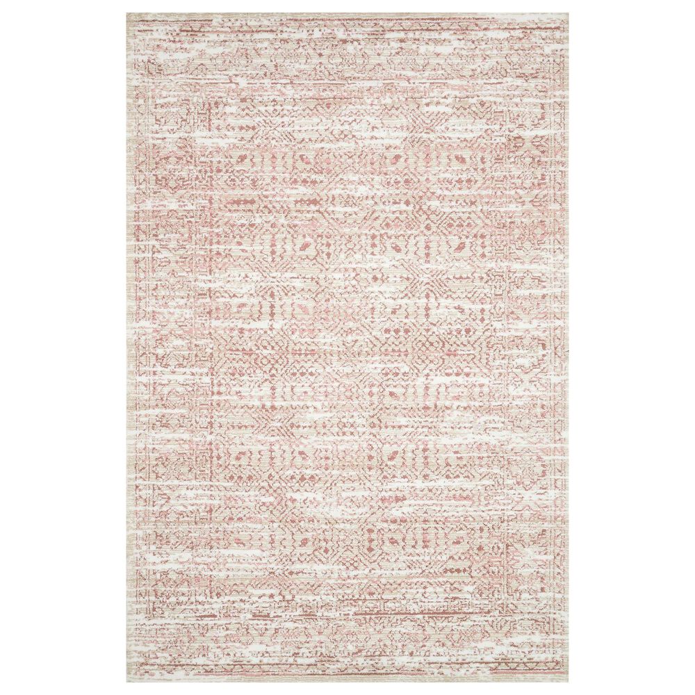 Magnolia Home Lotus 93 x 13 Ivory/Blush Area Rug, , large