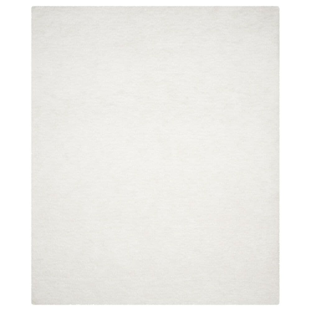 Safavieh Sheep Shag SSG120B 8" x 10" Ivory Area Rug, , large