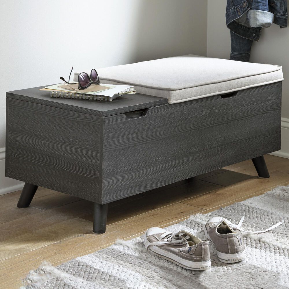 Ashley Yarlow Storage Bench in Gray, , large