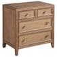 Universal Furniture Weekender King Canopy Bedroom with Two Nightstands in Natural and Sand Dune, , large