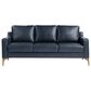 Lifestyle Solutions Fletcher Stationary Sofa in Navy Blue, , large