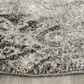 Safavieh Retro RET2137-1180 6" Round Cream and Grey Area Rug, , large