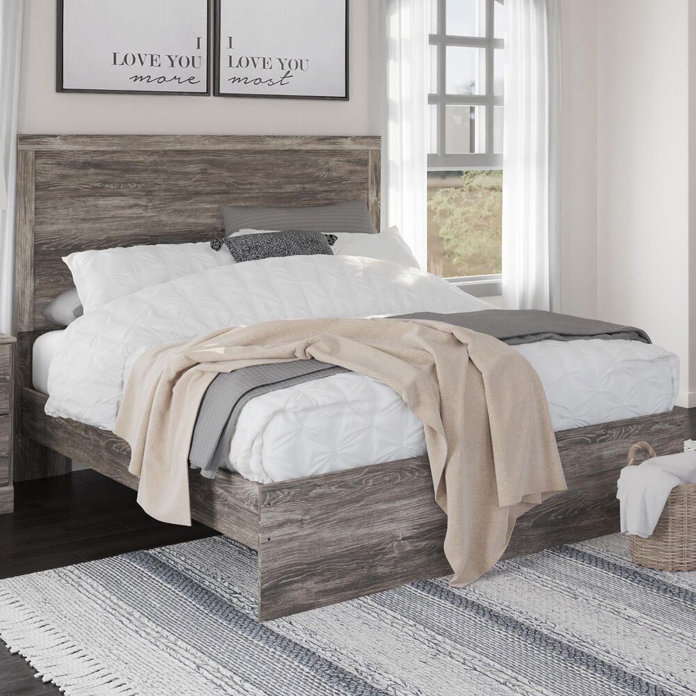 Ashley Ralinksi Queen Panel Bed in Gray, , large