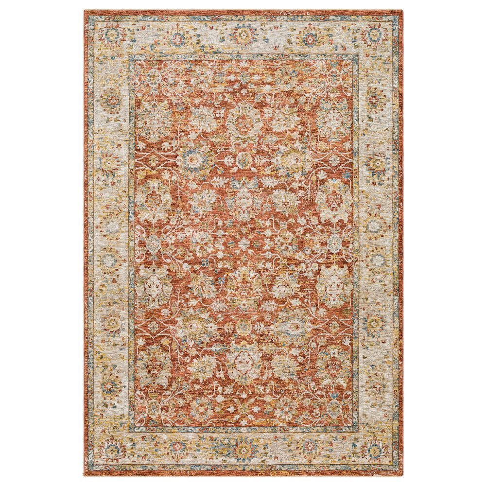 Surya Mona Lisa 10" x 14" Light Sage, Tan, Brick Red, Mustard, Dark Blue and Olive Area Rug, , large
