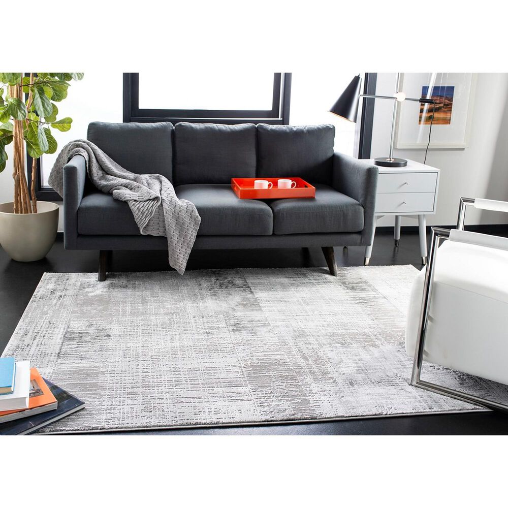 Safavieh Craft 2&#39;7&quot; x 5&#39; Grey and Dark Grey Area Rug, , large