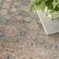 Nourison Luxurious 8"6" x 11"6" Ivory and Blue Area Rug, , large