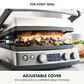 Green Pan Elite 14" Contact Grill and Griddle in Cloud Cream, , large