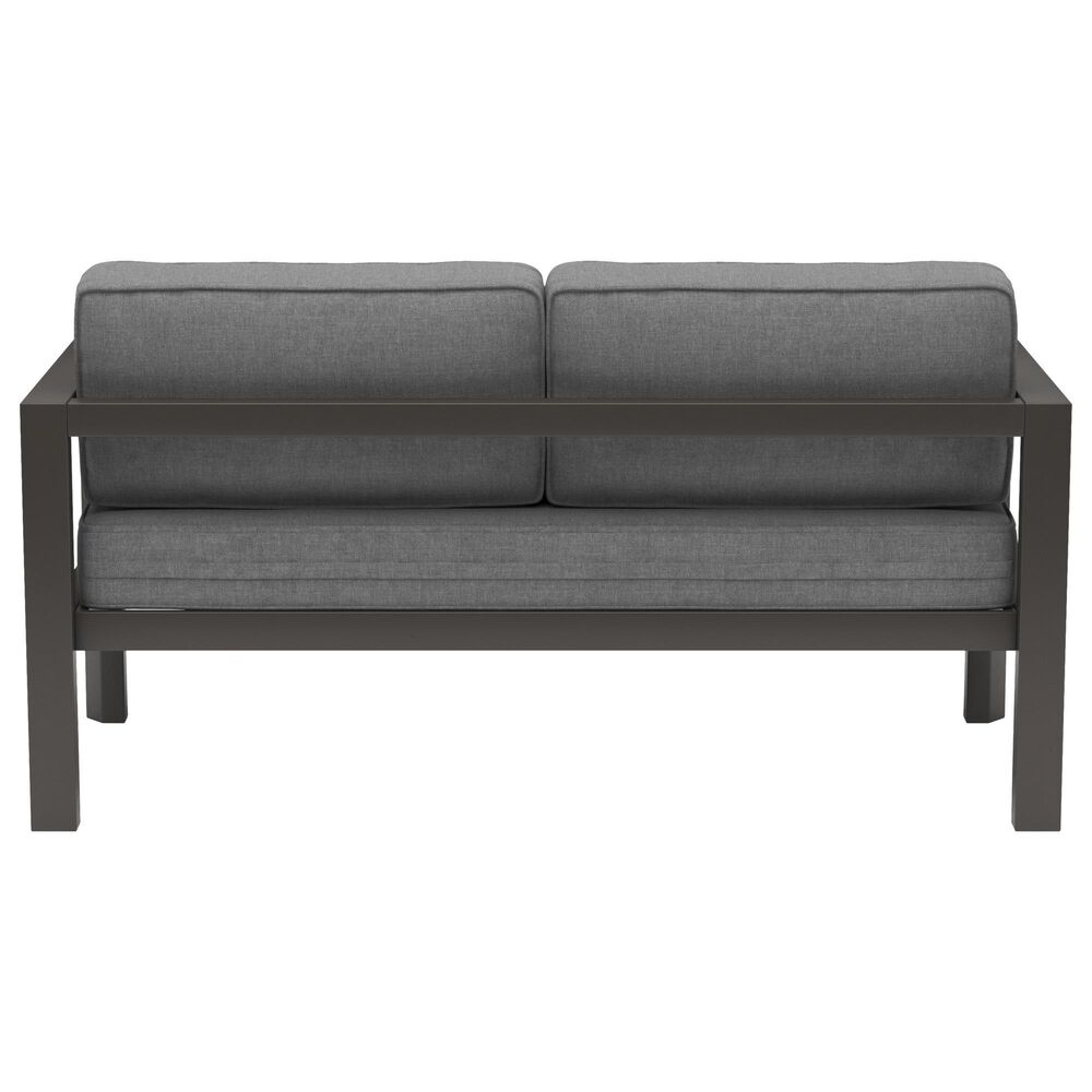 Homestyles Grayton 4-Piece Patio Conversation Set with Loveseat in Gray, , large